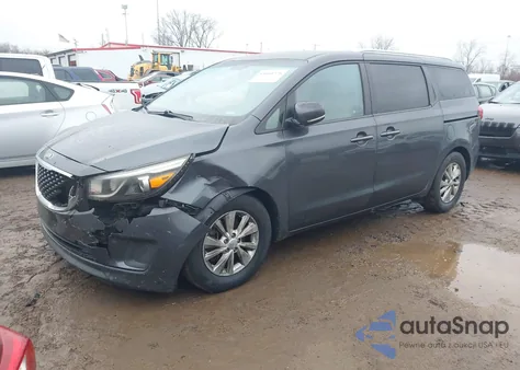 2015 Kia Sedona Lx из США, поврежденный, VIN KNDMB5C17F6075734